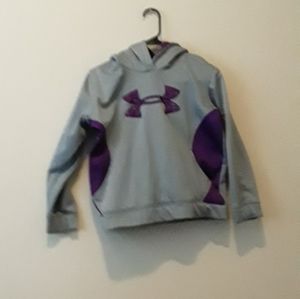Under Armour Hoodie size L 10-12 girls.